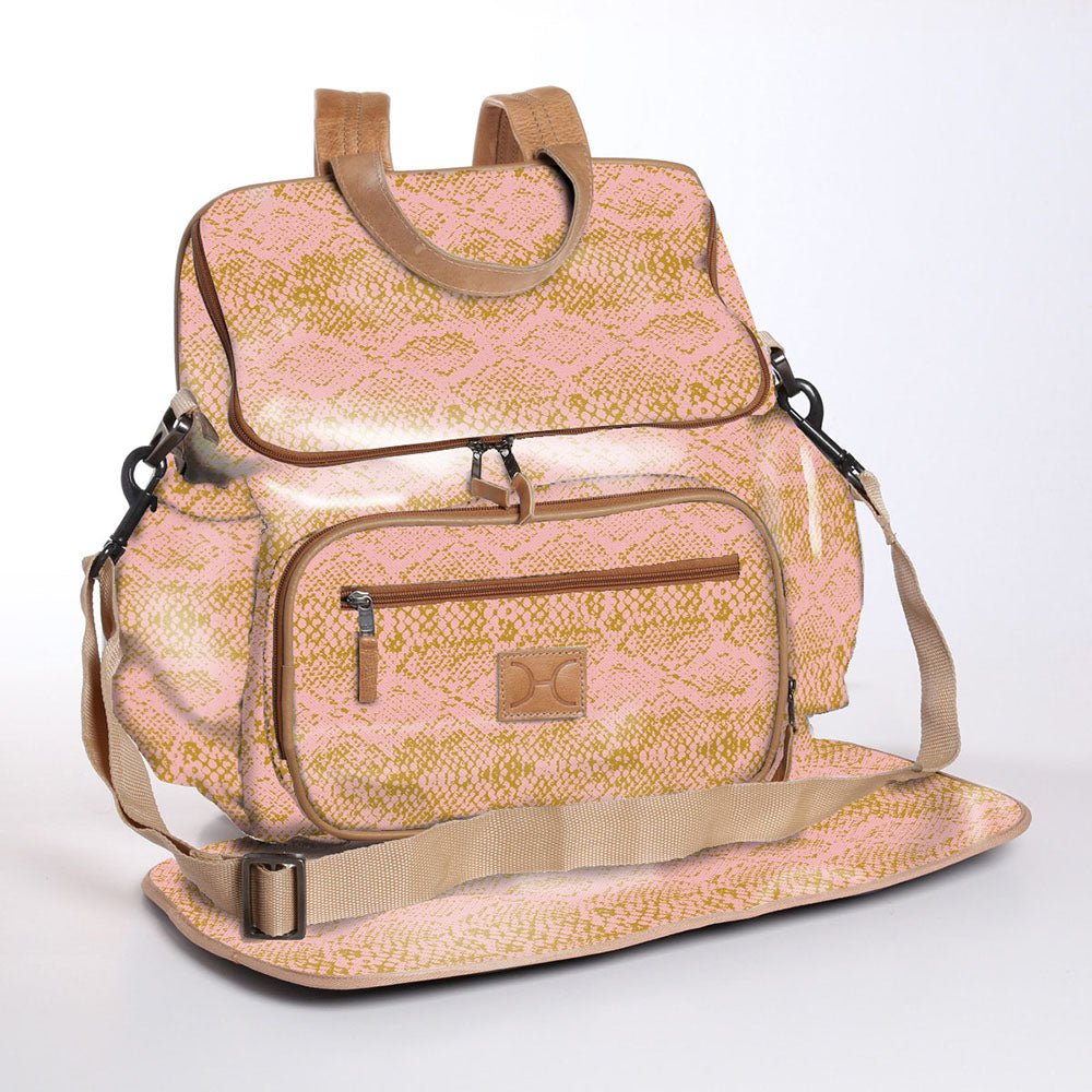 Baby Nappy Backpack Laminated Fabric RTS - Thandana UK