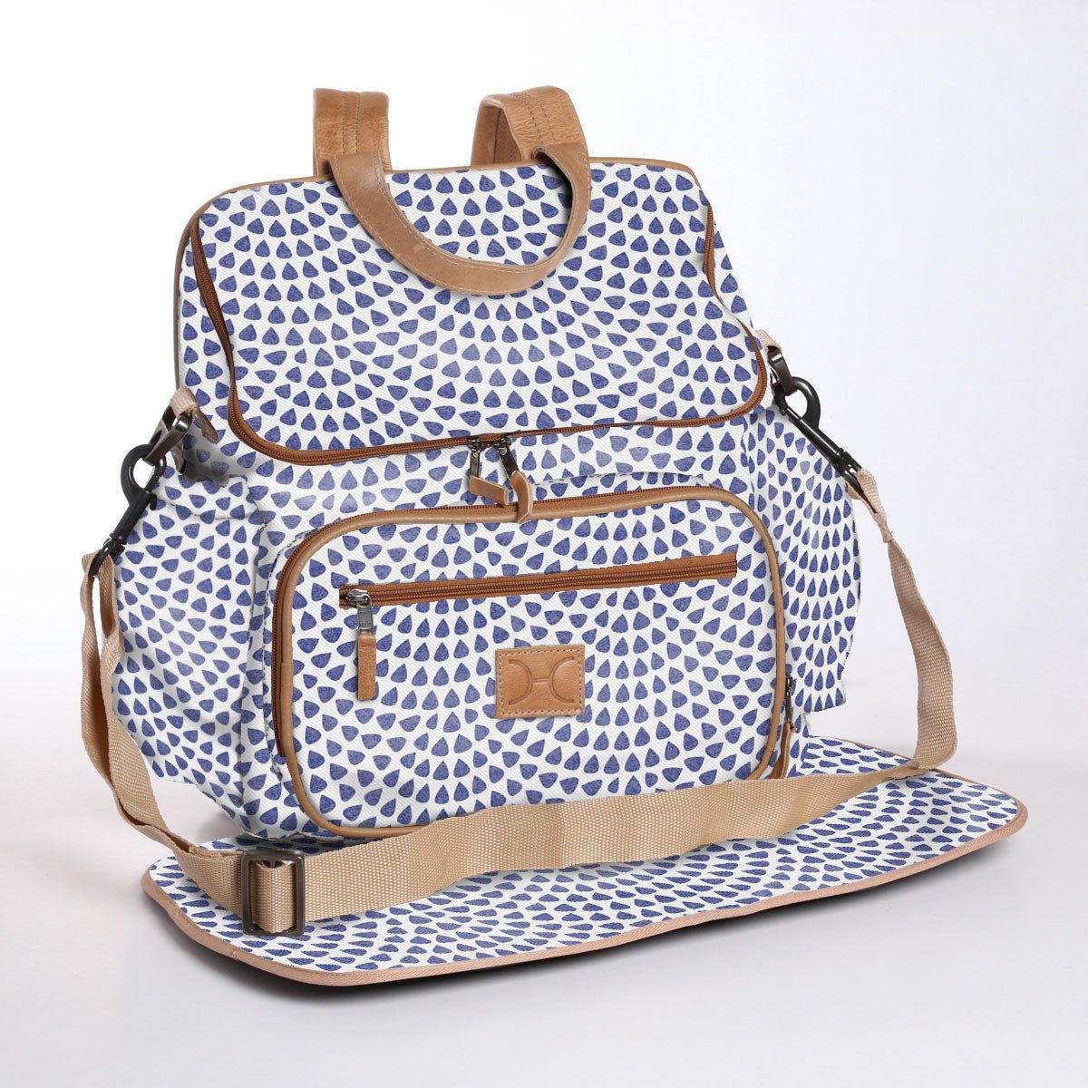 Baby Nappy Backpack Laminated Fabric RTS - Thandana UK