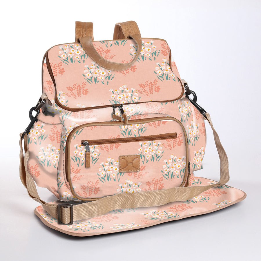Baby Nappy Backpack Laminated Fabric RTS - Thandana UK