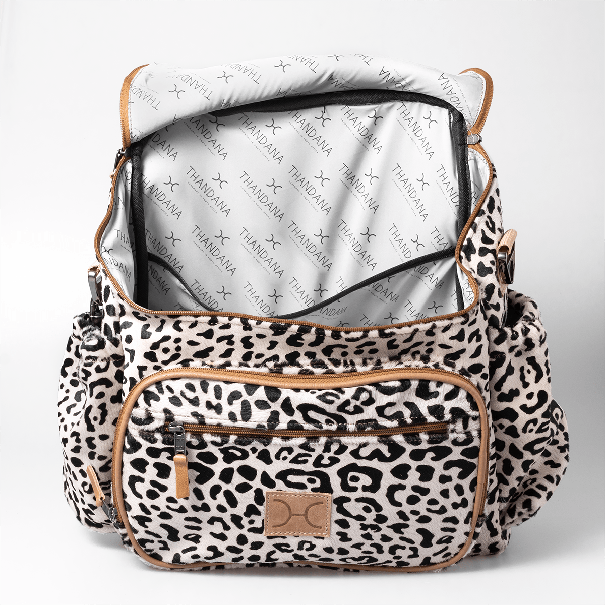 Baby Nappy Backpack with Faux Fur Leather - Thandana UK