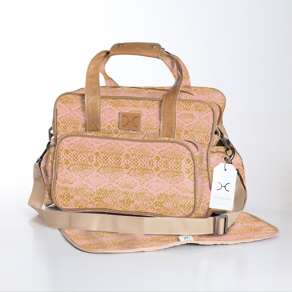 Baby Nappy Bag Laminated Fabric - Thandana UK