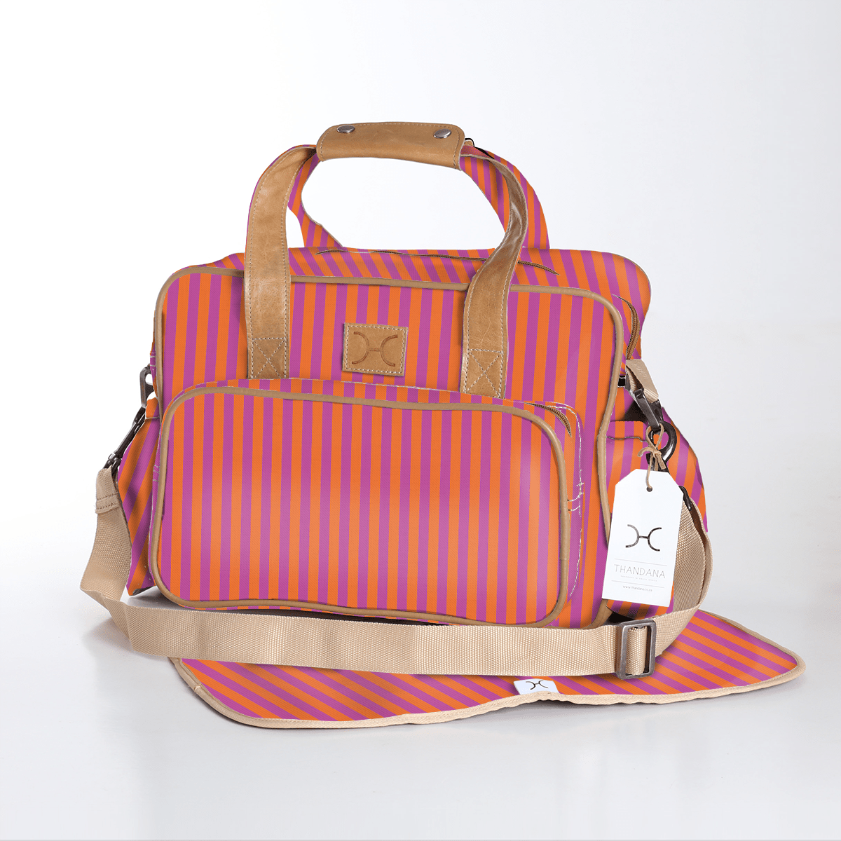 Baby Nappy Bag Laminated Fabric - Thandana UK
