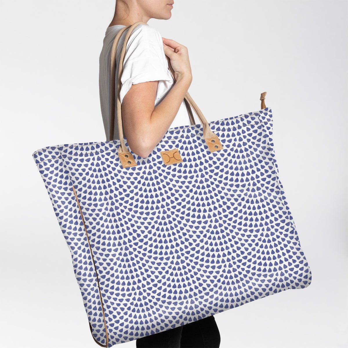 Beach Jumbo Bag Laminated Fabric - Thandana UK