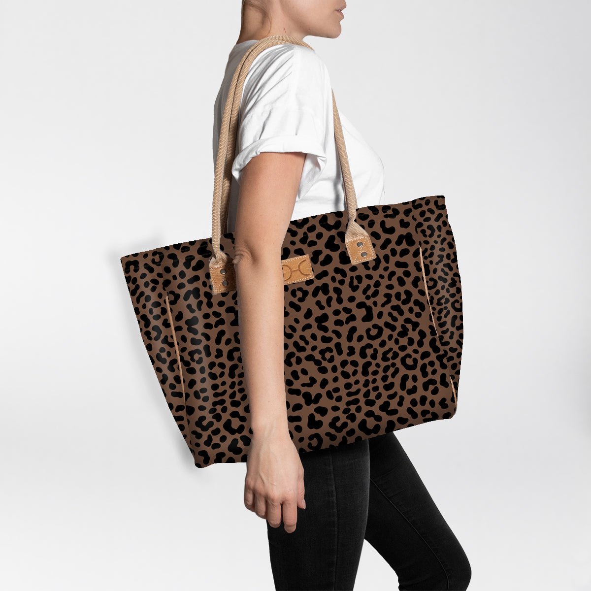 Beach Medium Bag Laminated Fabric RTS - Thandana UK