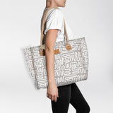 Beach Medium Bag Laminated Fabric RTS - Thandana UK