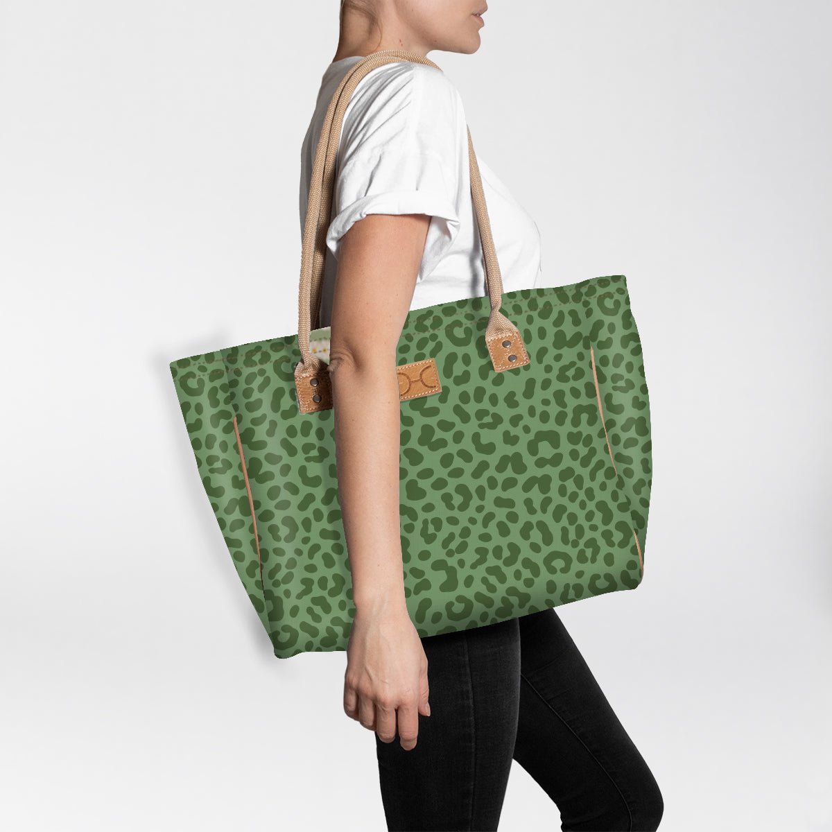 Beach Medium Bag Laminated Fabric RTS - Thandana UK