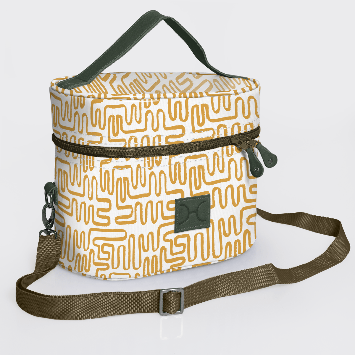 Bougie Vanity Laminated Fabric OLIVE - Thandana UK