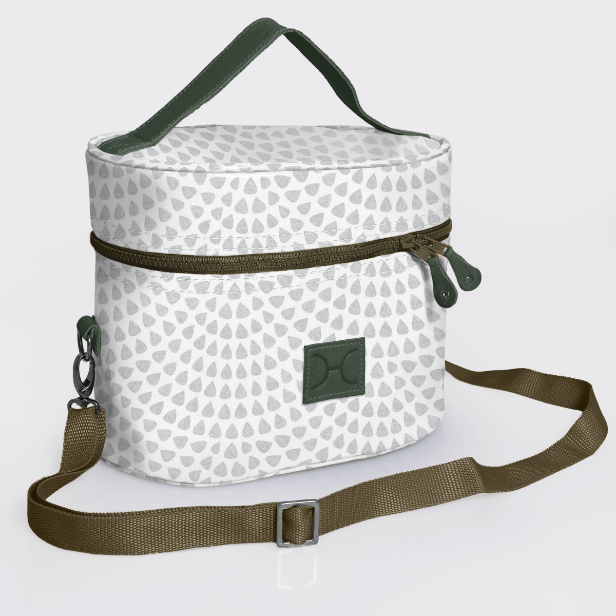 Bougie Vanity Laminated Fabric OLIVE - Thandana UK