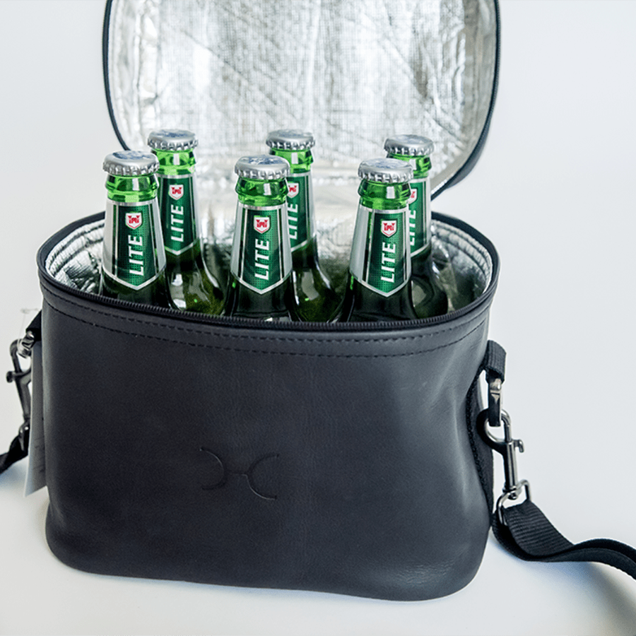 BrewSki Leather Cooler Bag - Thandana UK