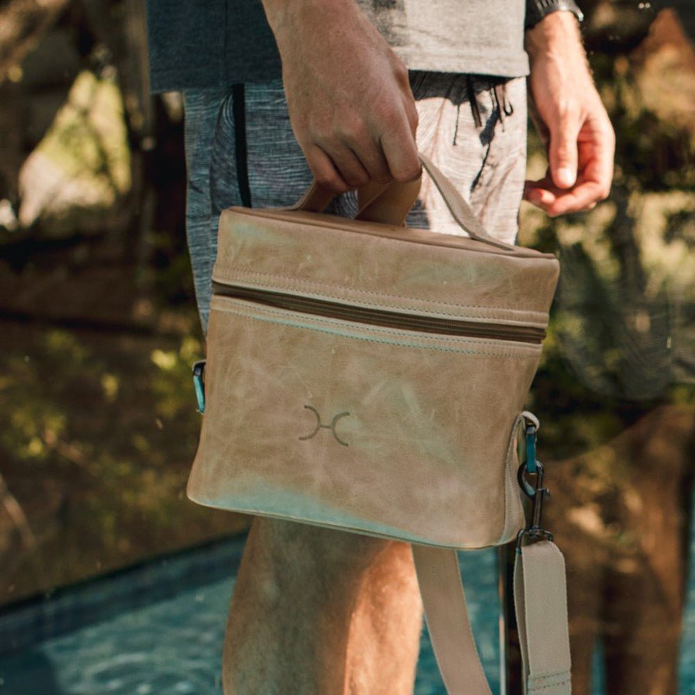 BrewSki Leather Cooler Bag - Thandana UK