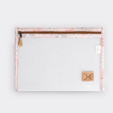 Clear Document Pouch Laminated Fabric RTS - Thandana UK