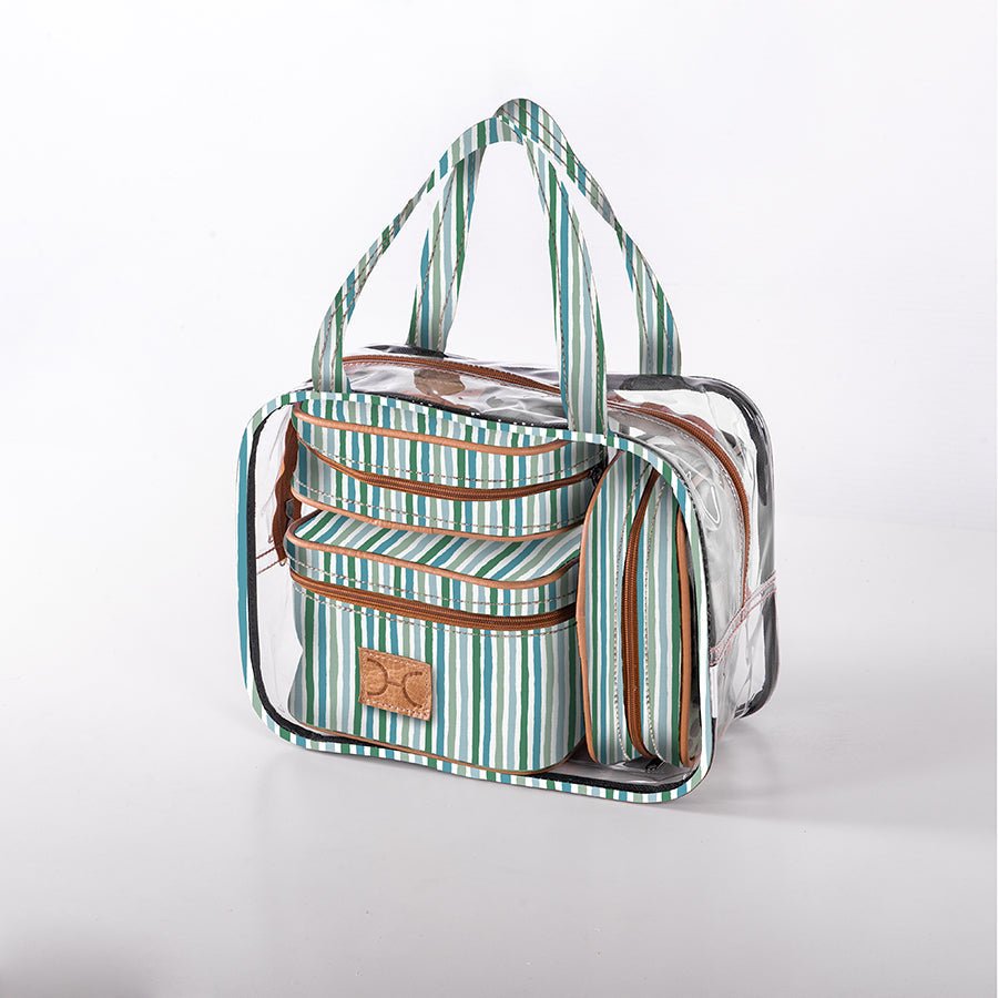 Cosmetic Maxi Bag Set Laminated Fabric - Thandana UK