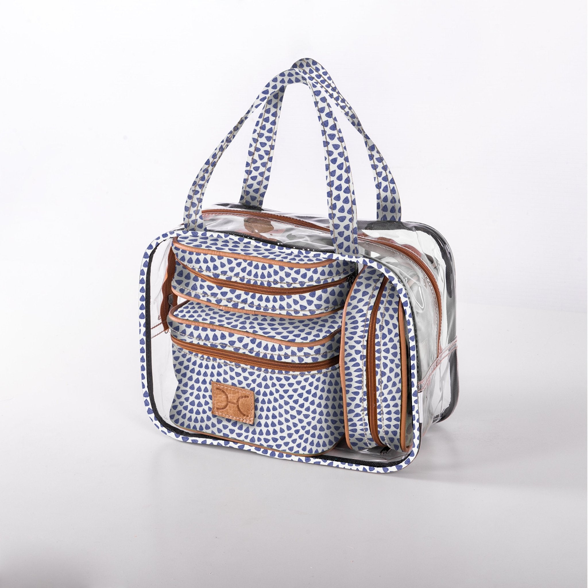 Cosmetic Maxi Bag Set Laminated Fabric - Thandana UK