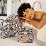Cosmetic Maxi Bag Set Laminated Fabric - Thandana UK