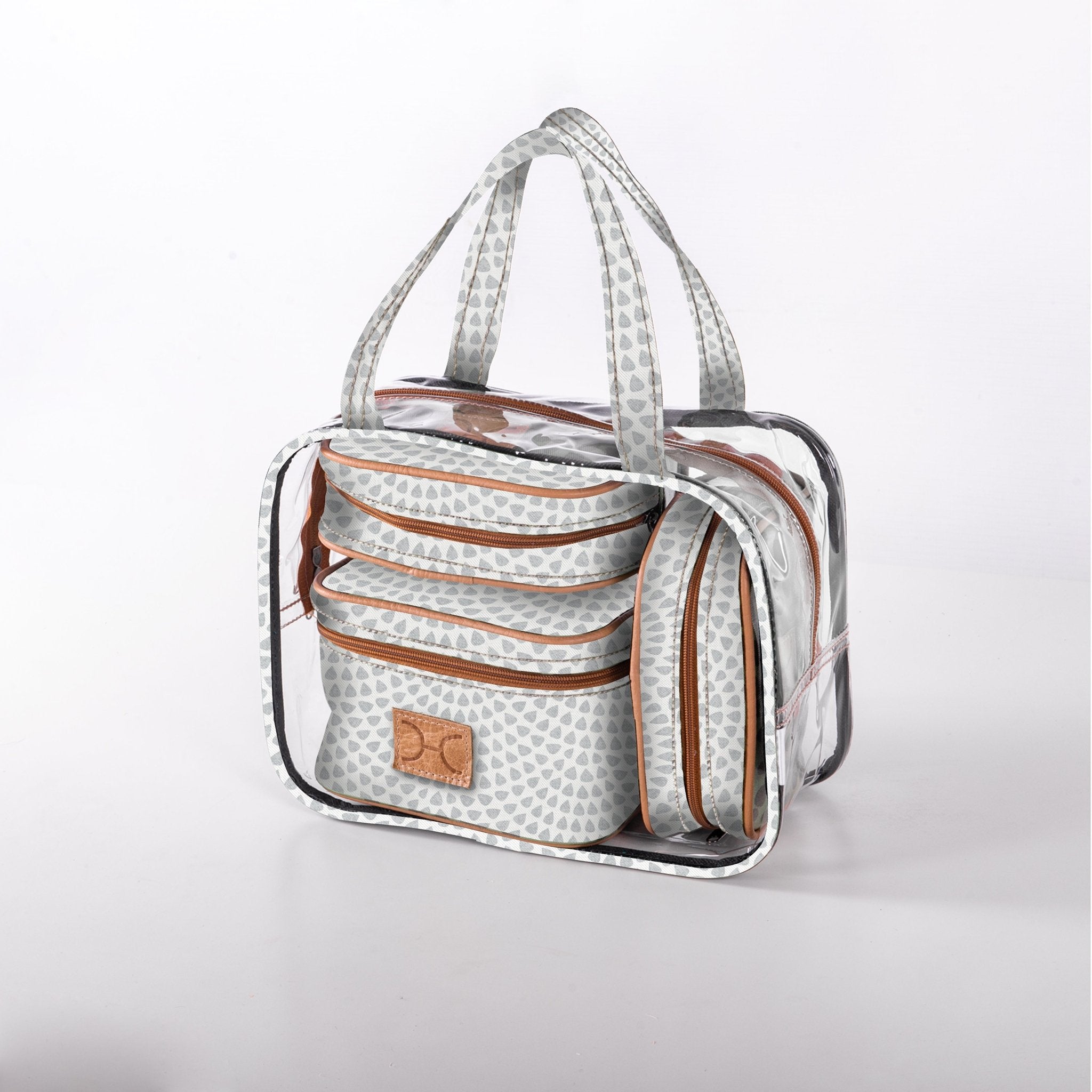 Cosmetic Maxi Bag Set Laminated Fabric - Thandana UK