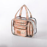 Cosmetic Maxi Bag Set Laminated Fabric - Thandana UK