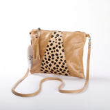 Crossover with Faux print Fur Leather Handbag - Thandana UK