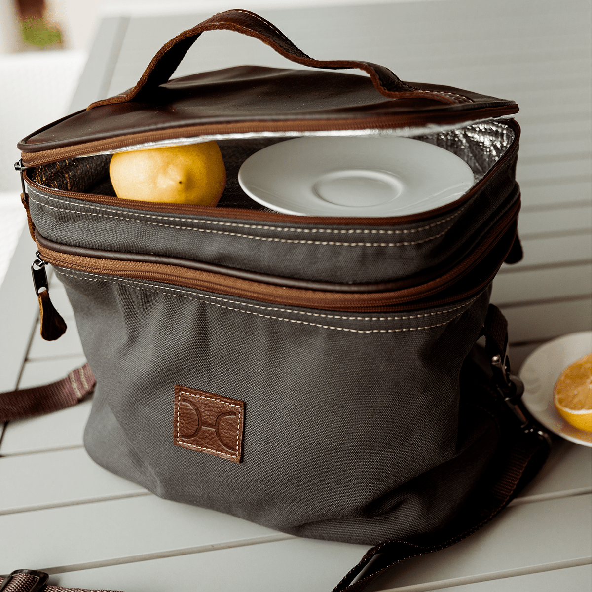 Double Decker Canvas & Leather - Thandana UK
