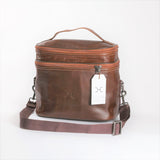 Double Decker Cooler Bag Leather RTS - Thandana UK