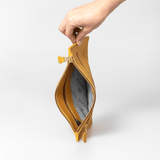Double Zip Pouch Purse Leather - Thandana UK