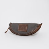 Glasses Case Wax Canvas & Leather - Thandana UK