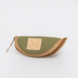 Glasses Case Wax Canvas & Leather - Thandana UK