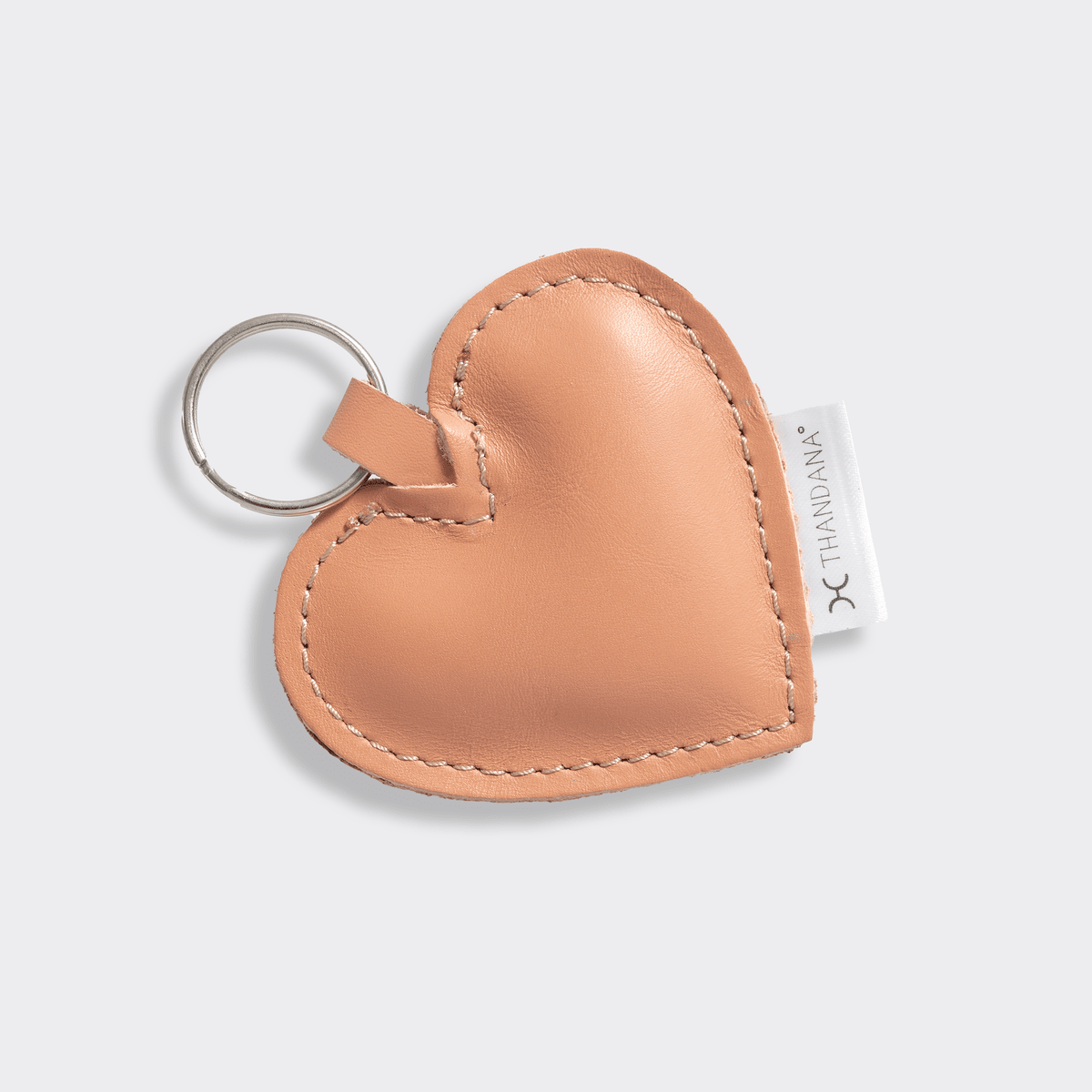 Heart Leather Key Ring - Thandana UK