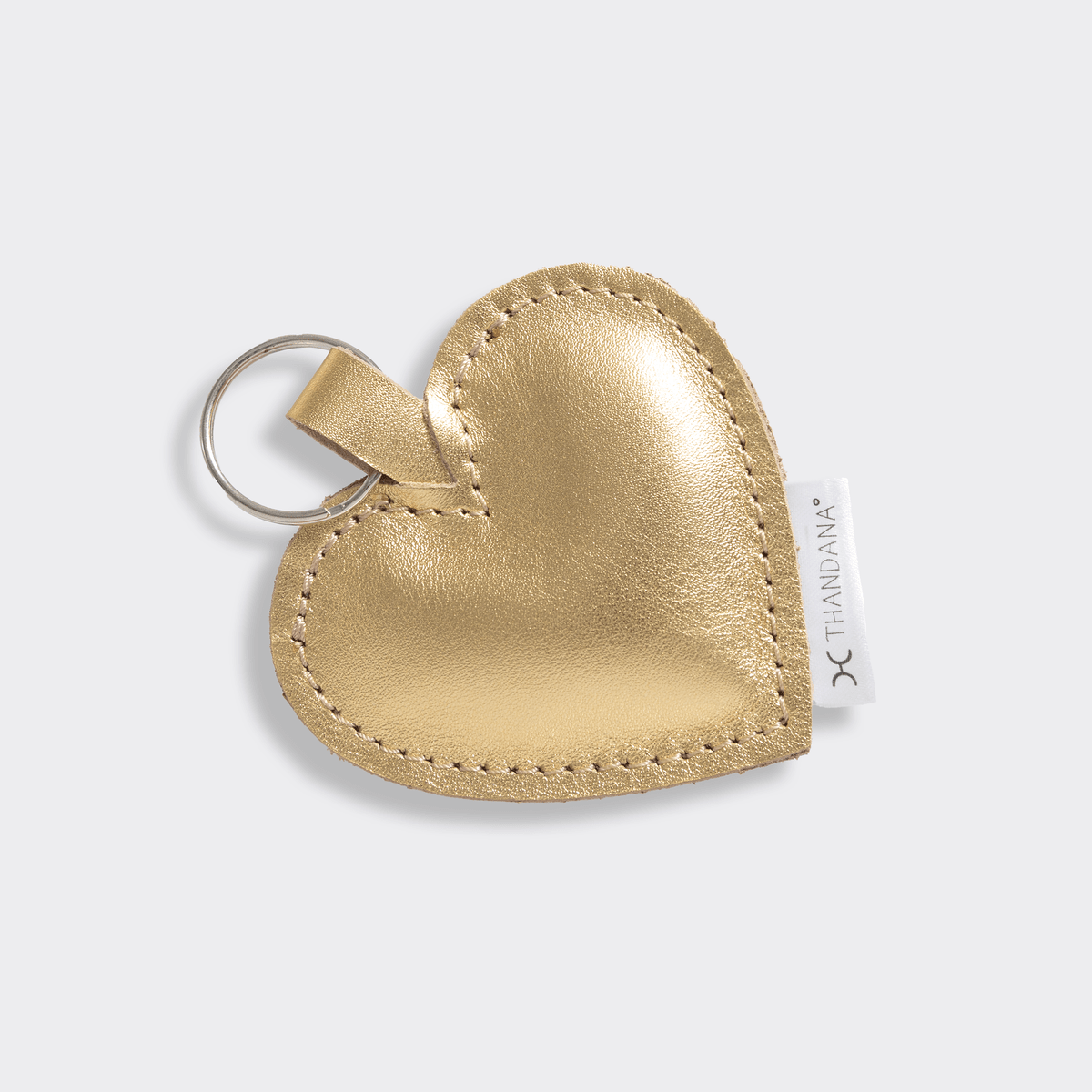Heart Leather Key Ring - Thandana UK