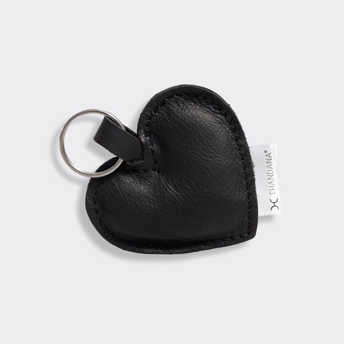 Heart Leather Key Ring - Thandana UK