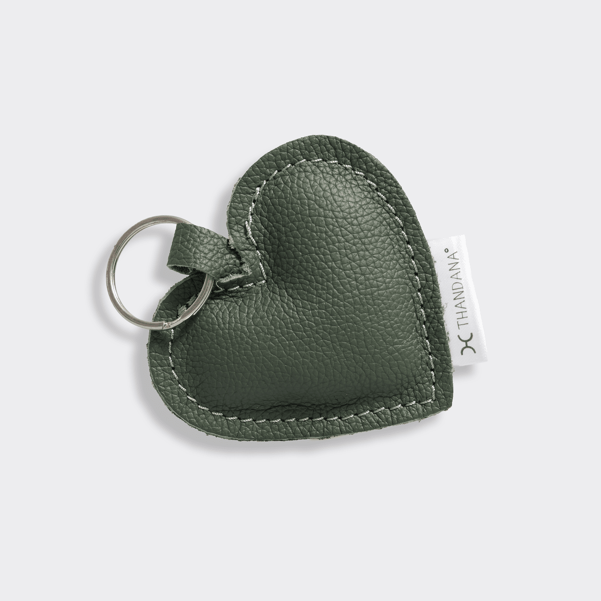 Heart Leather Key Ring - Thandana UK