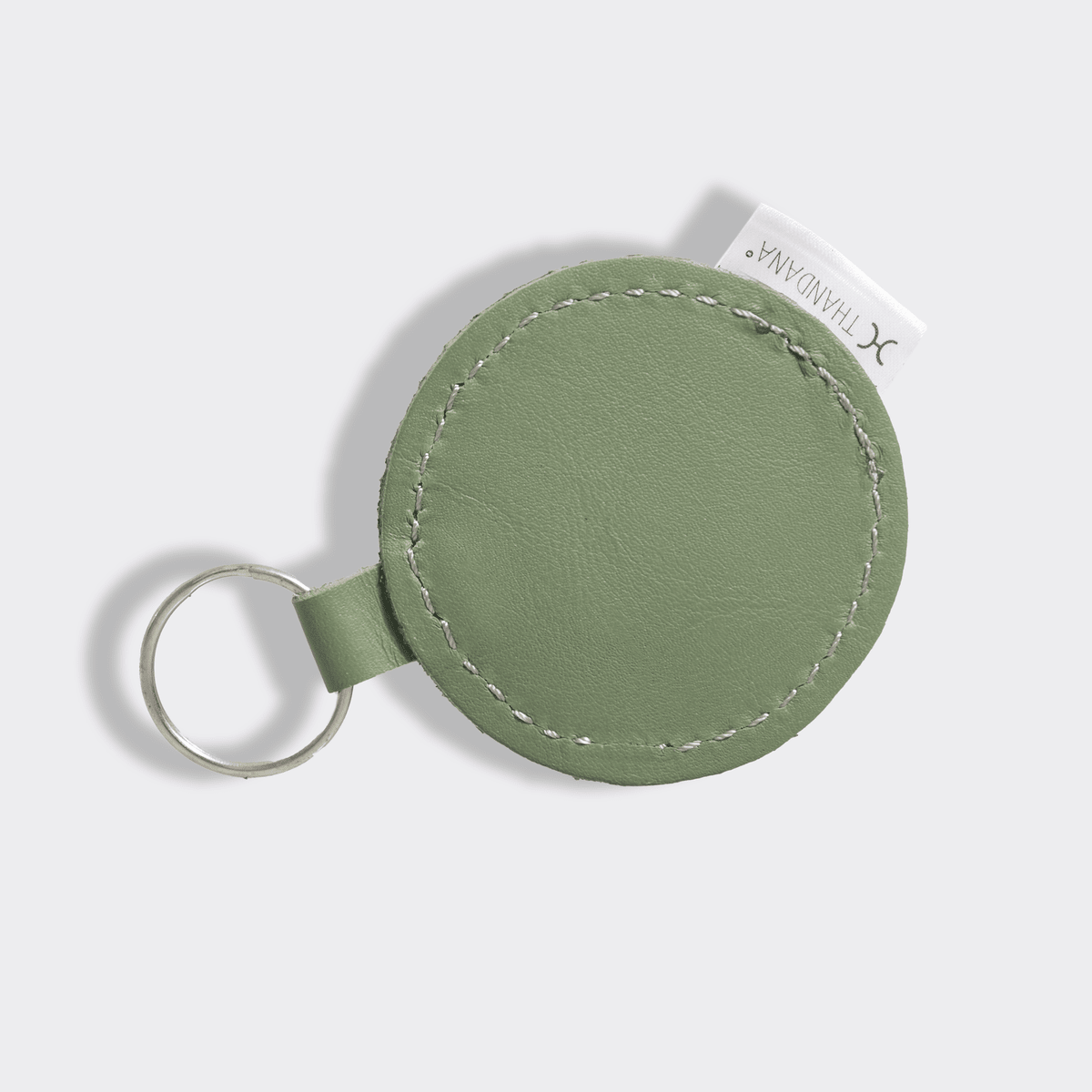 Key Ring Disc Leather - Thandana UK