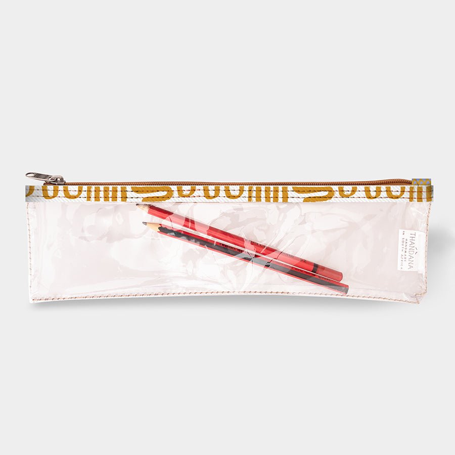 Kids Pencil Case Clear Fabric - Thandana UK