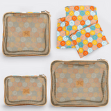 Kids Travel Luggage Organizer Pods 6 piece set | Smiley Jet - Thandana UK