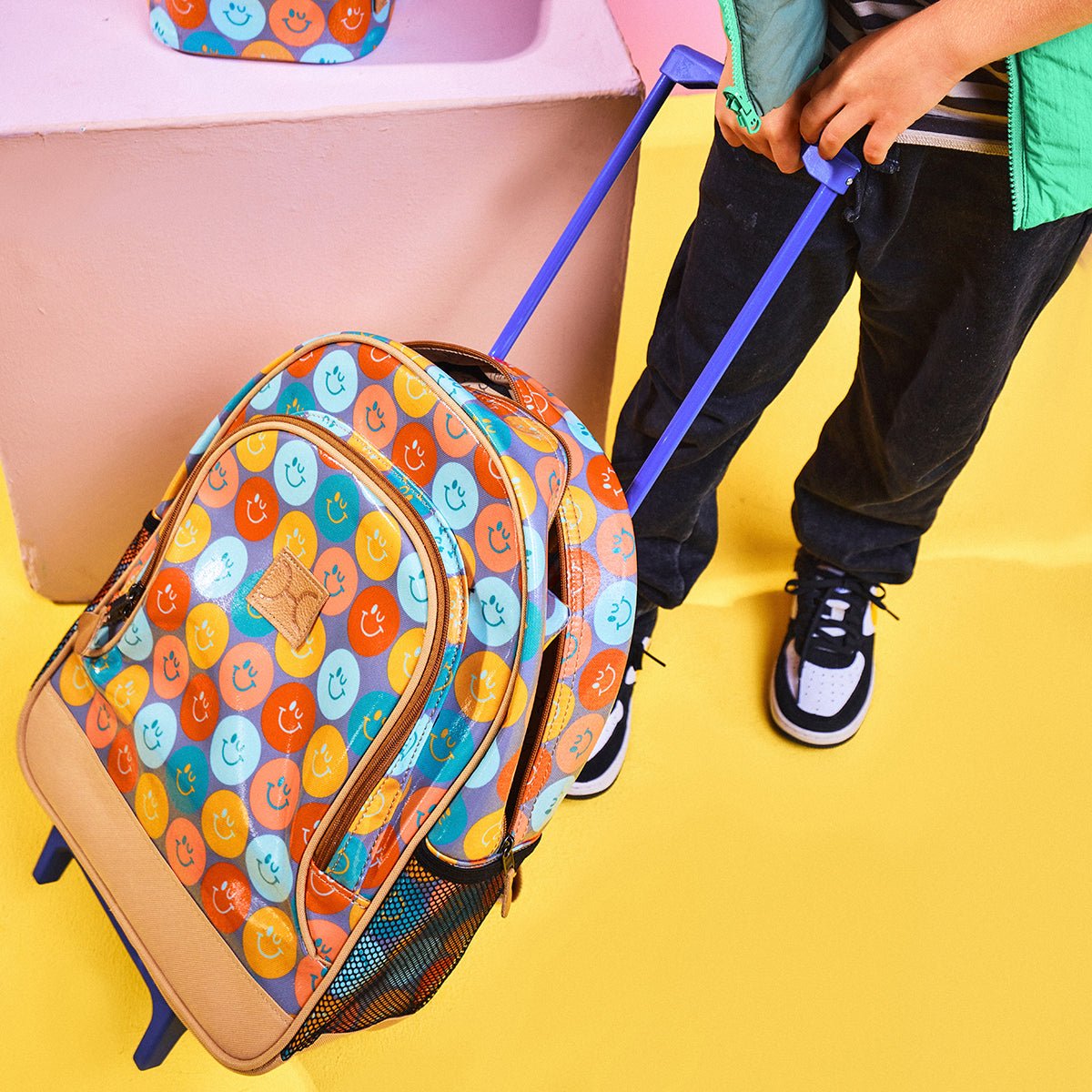 Kids Wheelie Backpack Black Handle - Thandana UK