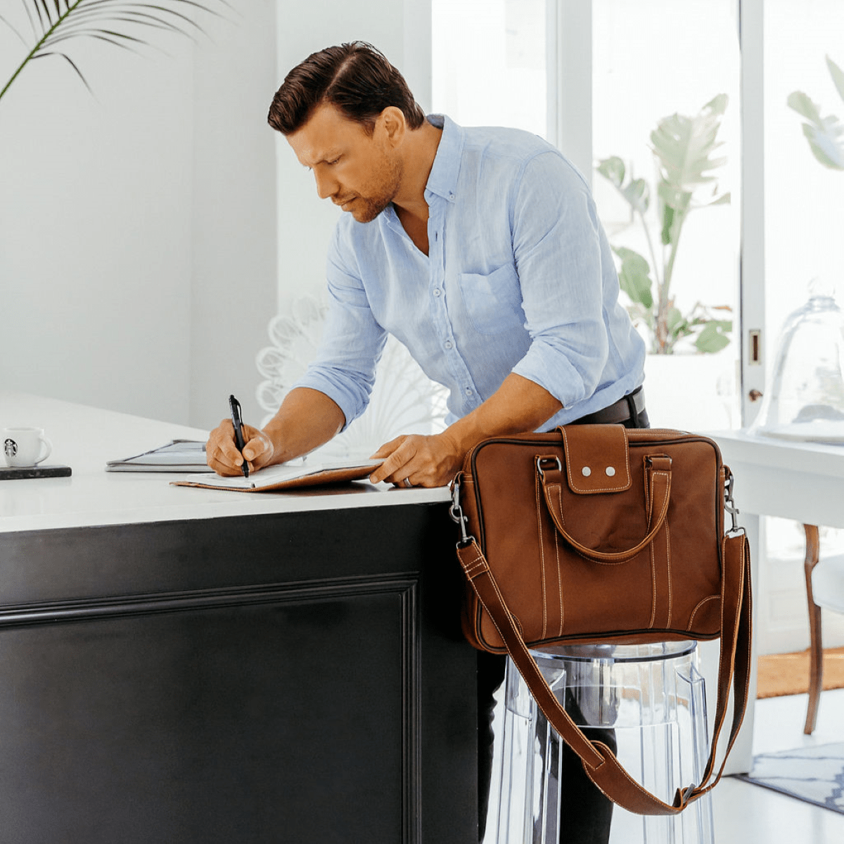 Laptop 15' Bag Leather - Thandana UK