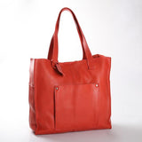 Laptop Tote Zipper Handbag Leather - Thandana UK