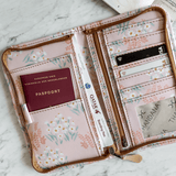 Large Travel Wallet Laminated Fabric - Thandana UK