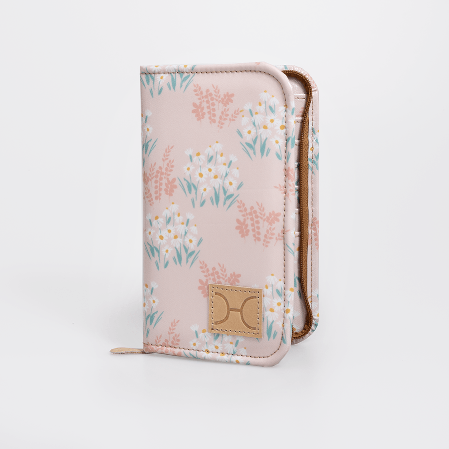 Large Travel Wallet Laminated Fabric - Thandana UK