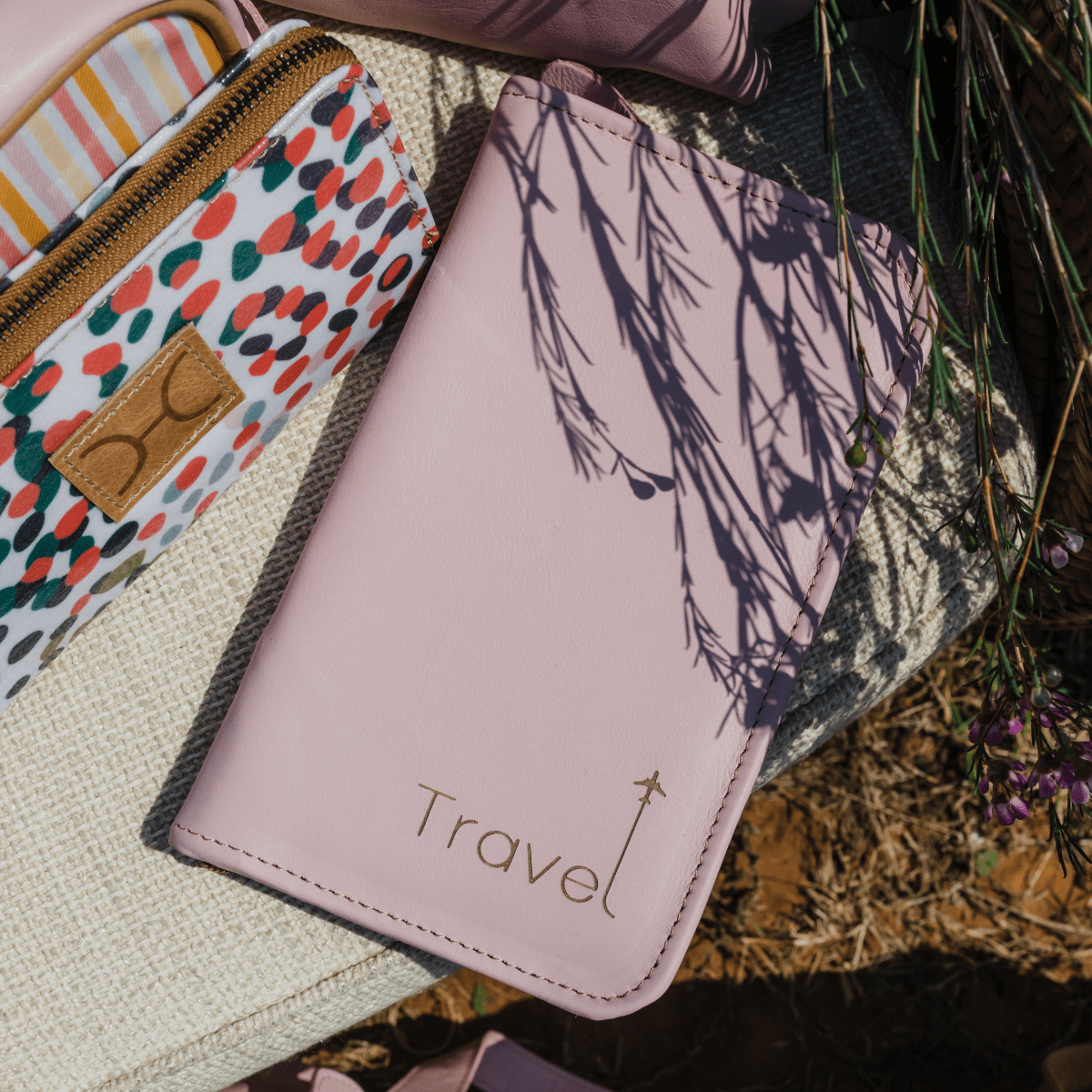 Large Travel Wallet Leather - Thandana UK