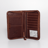 Large Travel Wallet Leather - Thandana UK