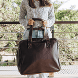 Large Weekender Luggage Leather - Thandana UK
