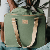 Large Weekender Luggage Wax Canvas & Leather - Thandana UK