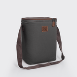 Long Tom Wine Cooler Canvas & Leather Hard Plastic Inner - Thandana UK