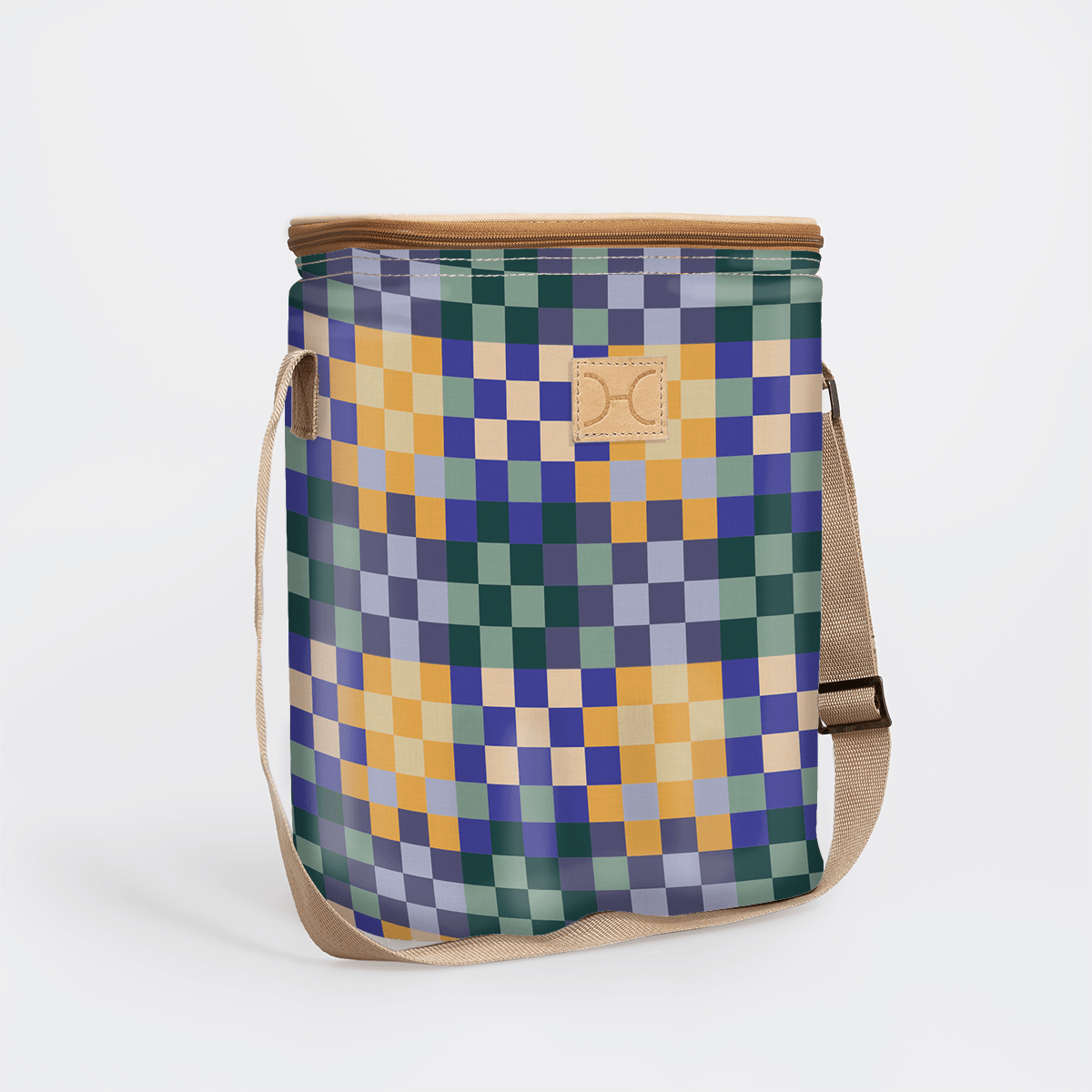 Long Tom Wine Cooler Laminated Fabric Hard Plastic Inner - Thandana UK