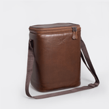 Long Tom Wine Cooler Leather Hard Plastic Inner - Thandana UK