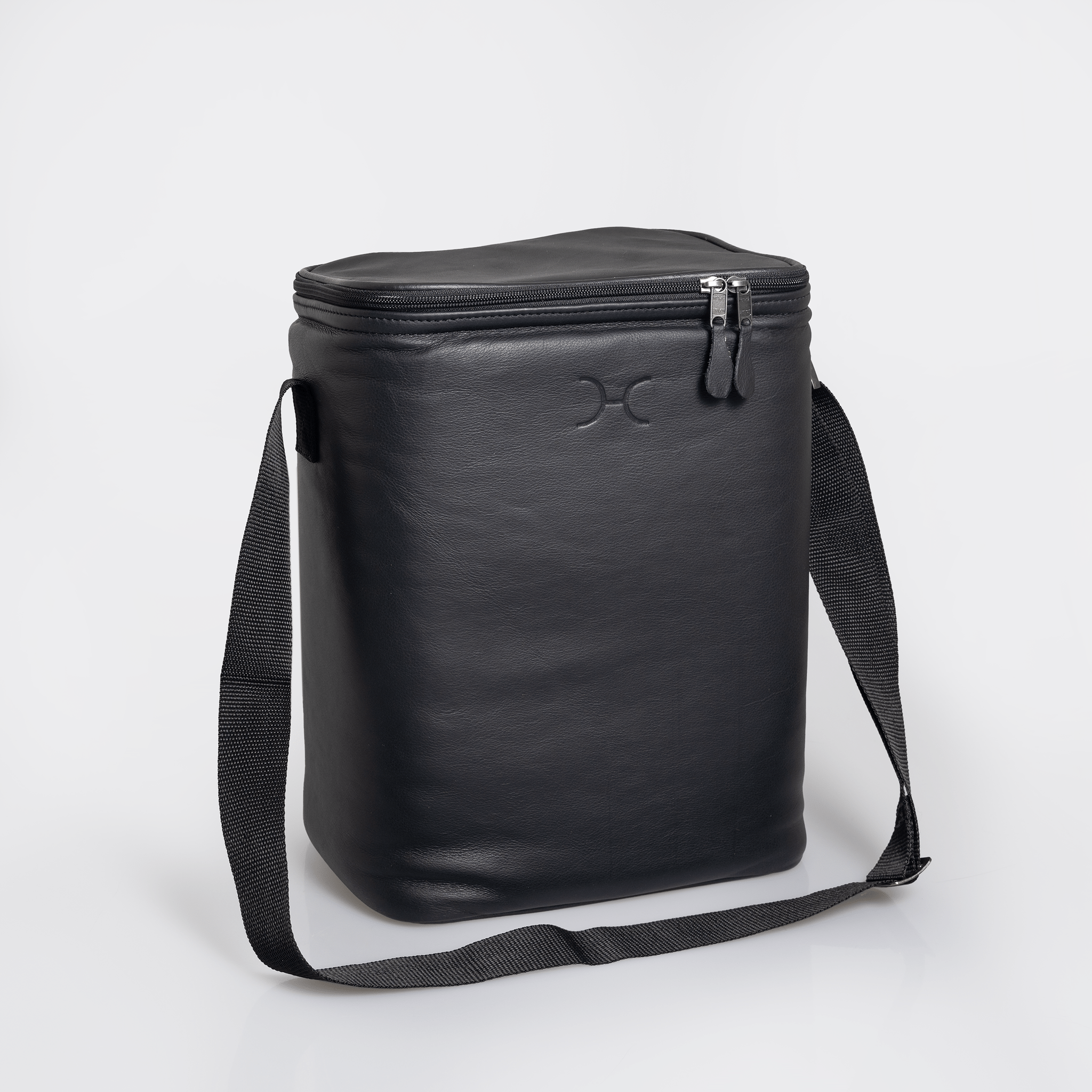 Long Tom Wine Cooler Leather Hard Plastic Inner - Thandana UK