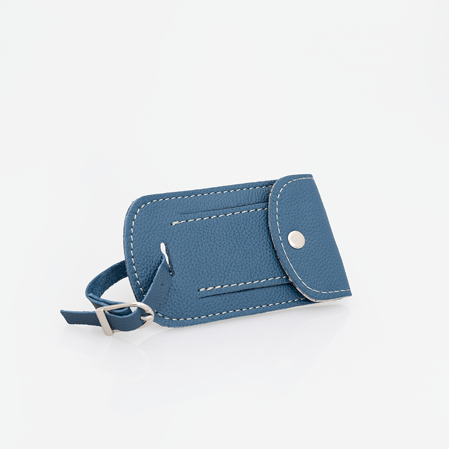 Luggage Stud Tag Leather - Thandana UK