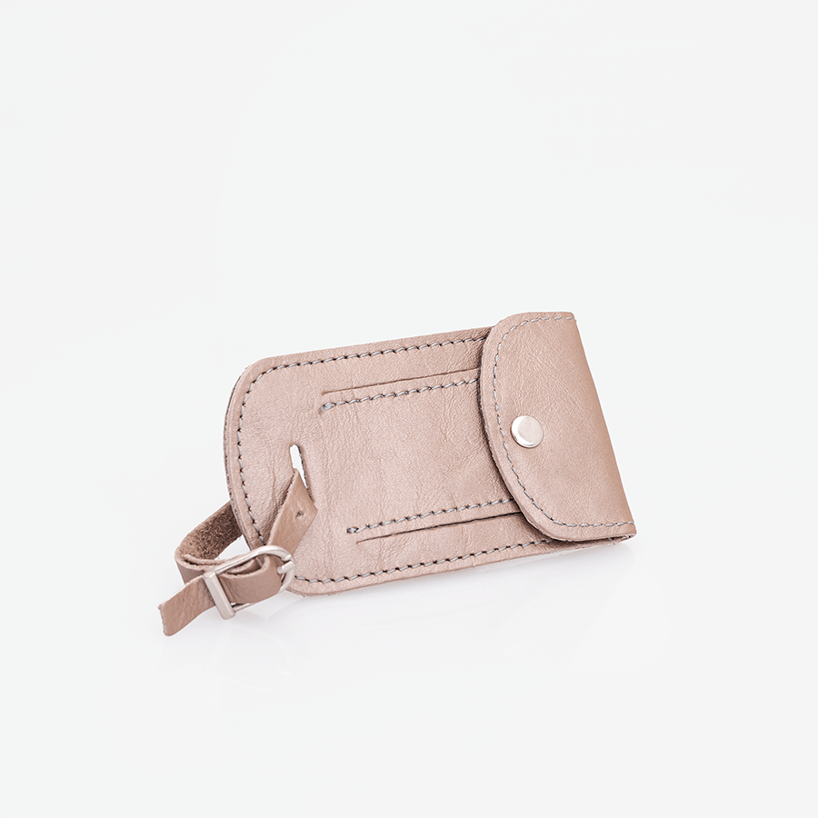 Luggage Stud Tag Leather - Thandana UK