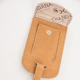 Luggage Stud Tag Leather - Thandana UK