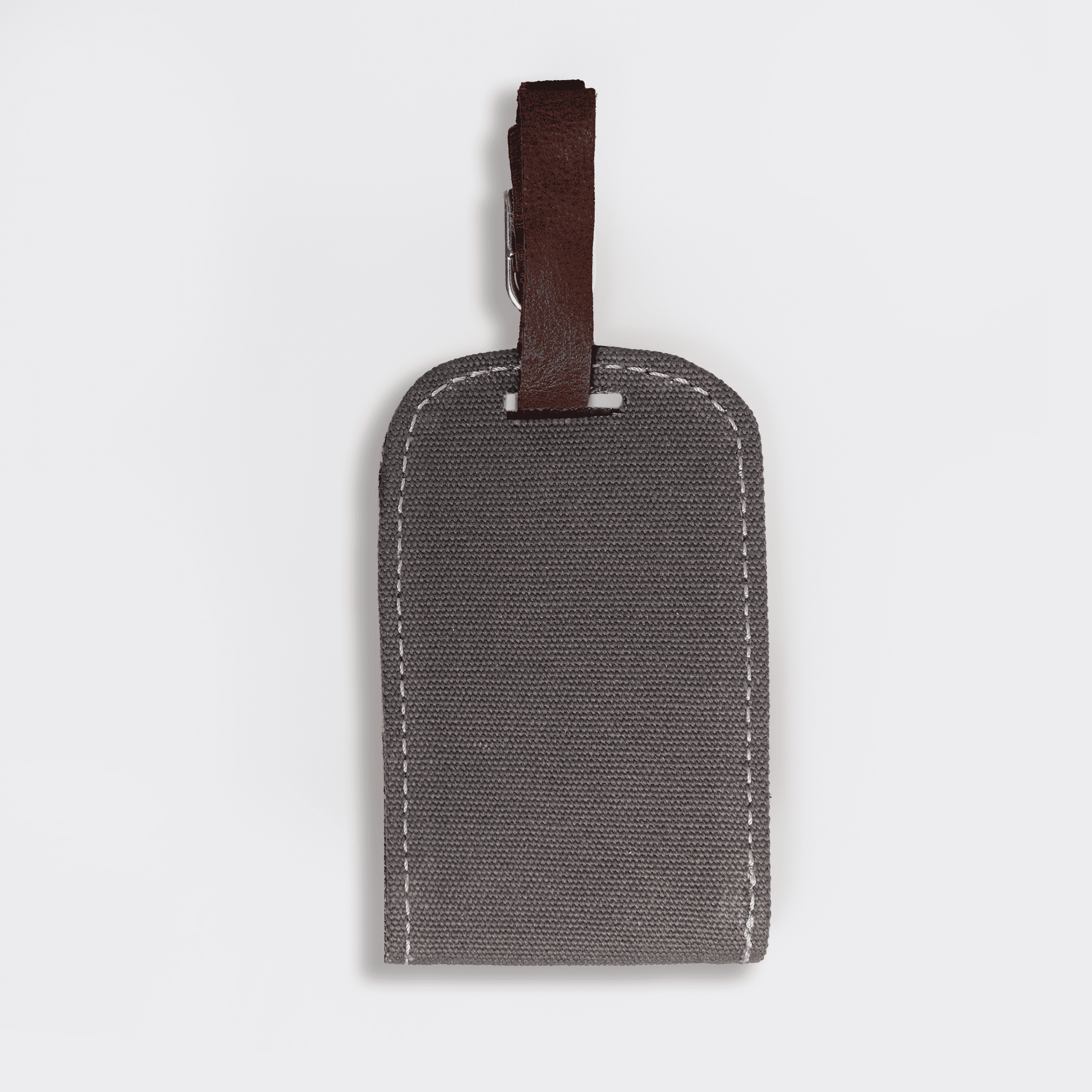 Luggage Tag Wax Canvas & Leather - Thandana UK